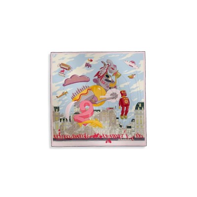 HERMÈS PARADE SCARF 90 H004150S (88*88cm)